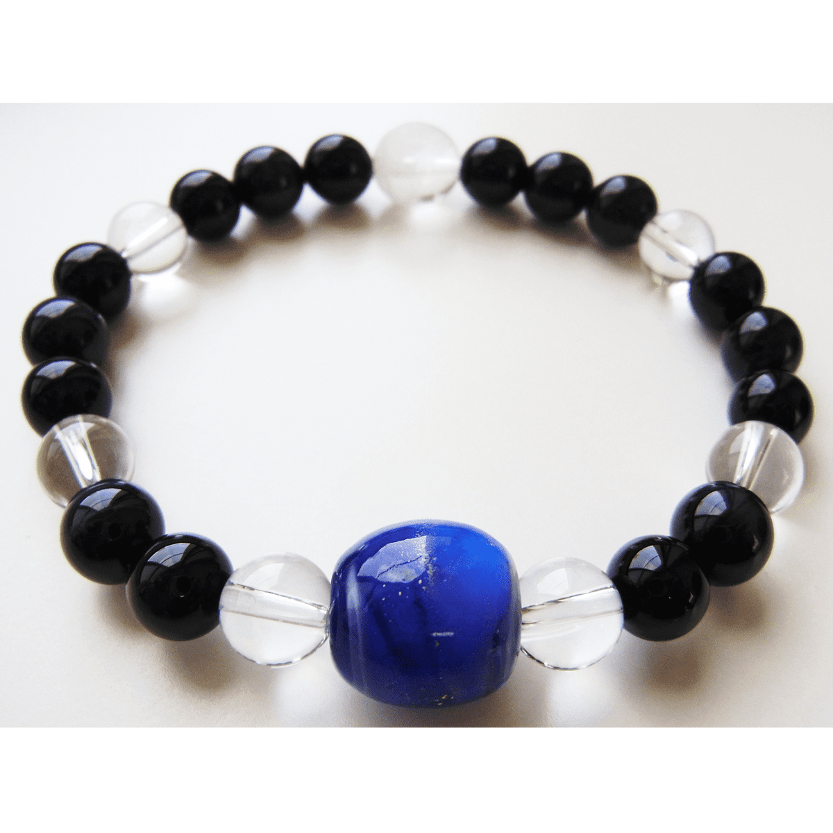 願魂】天然石ブレスレット-Lサイズ 星雲 青 – 雑貨店Noichi(ノイチ