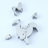 メタリックパズル　ZIREL　鶴亀（15ピース）