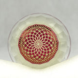 椎名切子　ぐい呑　太陽の花