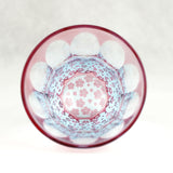 椎名切子　ぐい呑　サクラサク～舞う～　