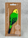マグネットフックアニマルテイル セキセイインコ グリーン