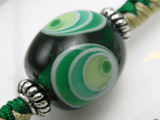 【願魂】蜻蛉玉 伝統的和文様ストラップ 守護の神（緑） STB-JA-035｜ハンドメイドの携帯ストラップ USBチャーム