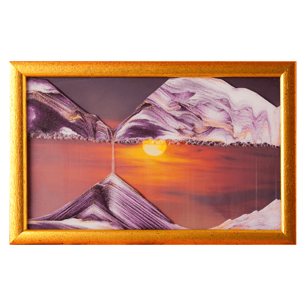 サンドピクチャー 壁掛け(卓上両用)タイプ ゴールドサン KB collection サンドピクチャー 壁掛け(卓上両用)タイプ ゴールドサン KB collection